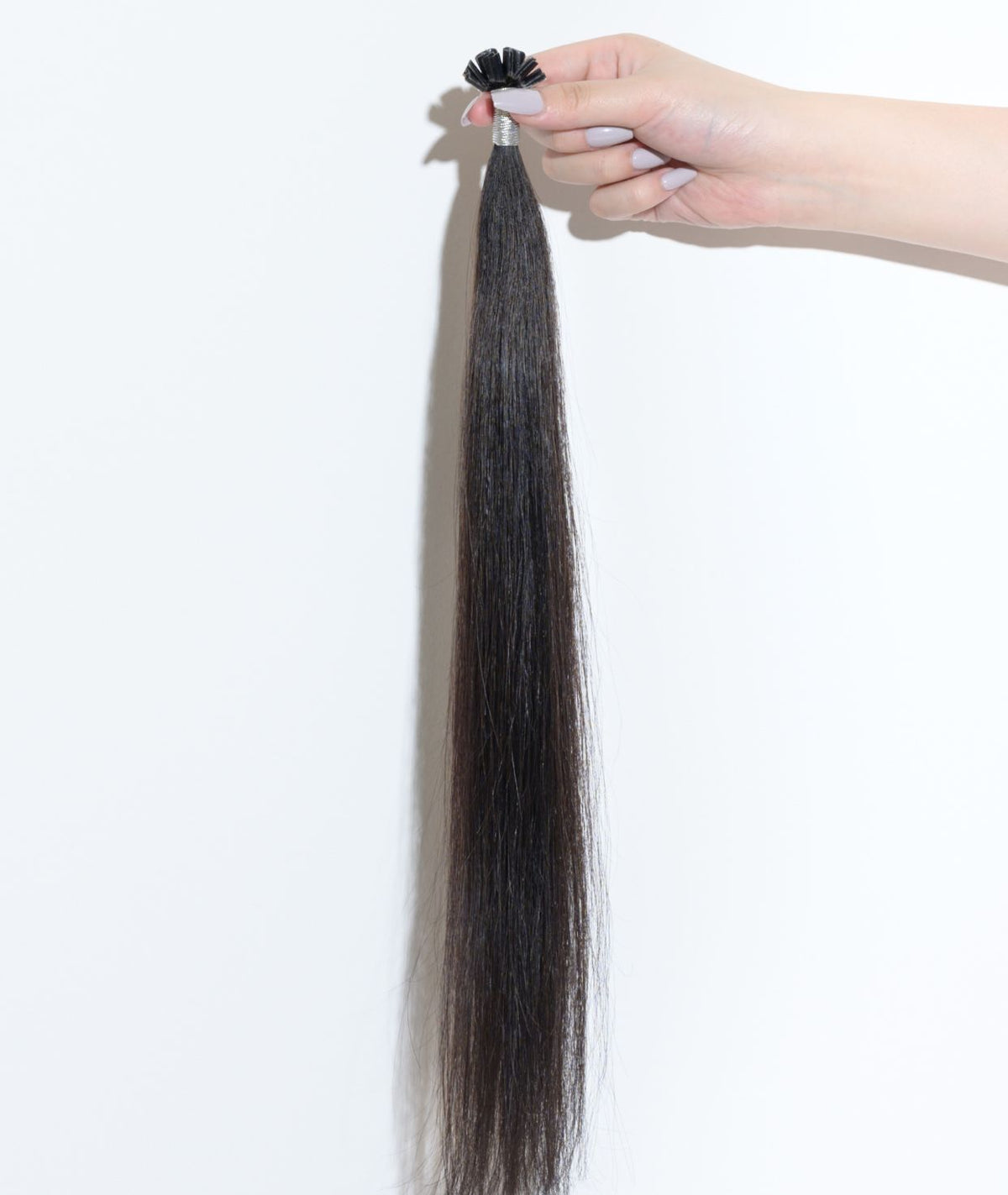 #1B Off-Black Pre Bonded U Tip Extensions — Value Grade