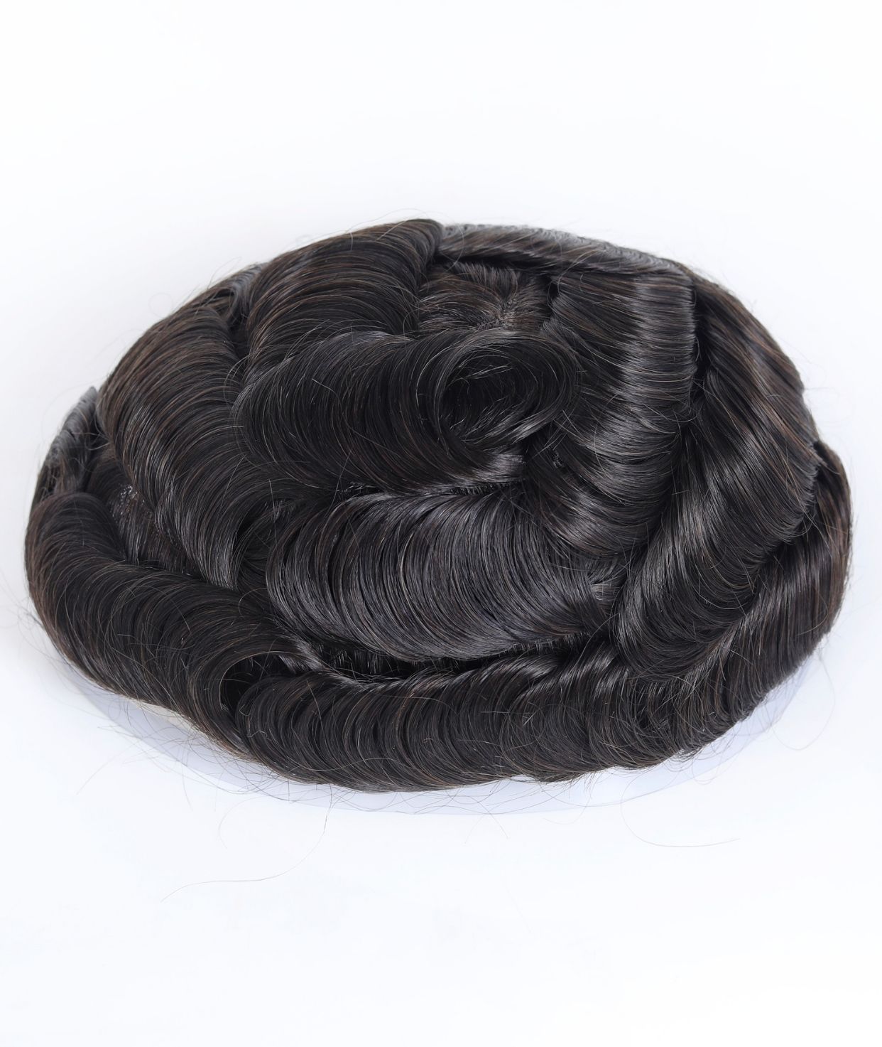 #1B Natural Black Lace Front Hair System