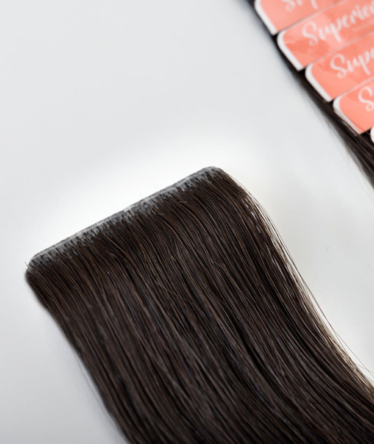 #1B Off-Black Invisi Tape Hair Extensions