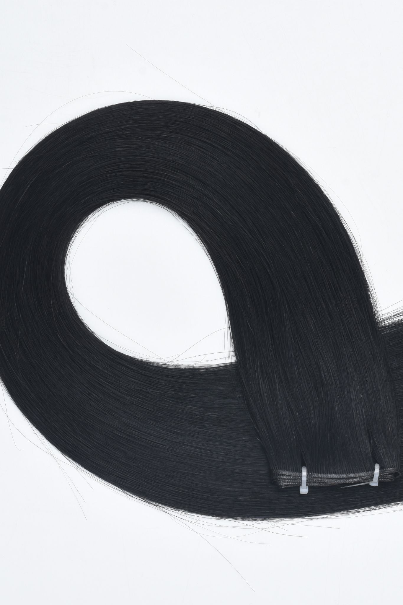 #1 Jet Black Genius Hair Weft Extensions