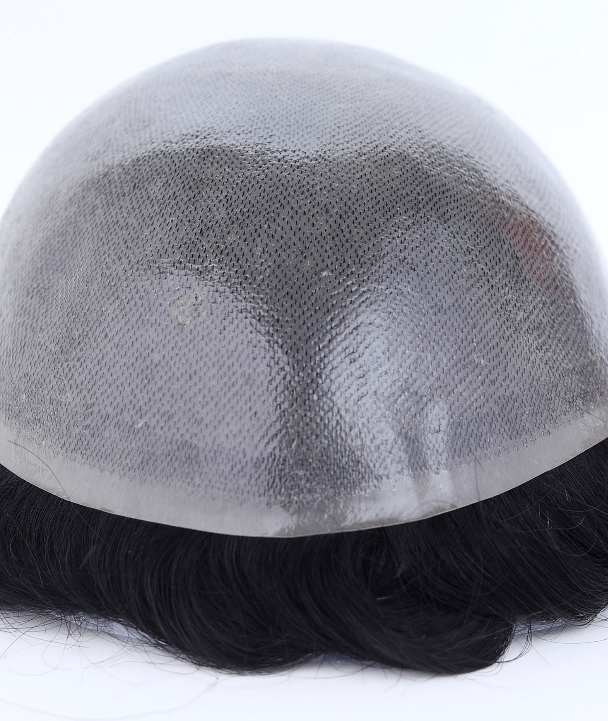 #1 Jet Black Skin Base Hair System