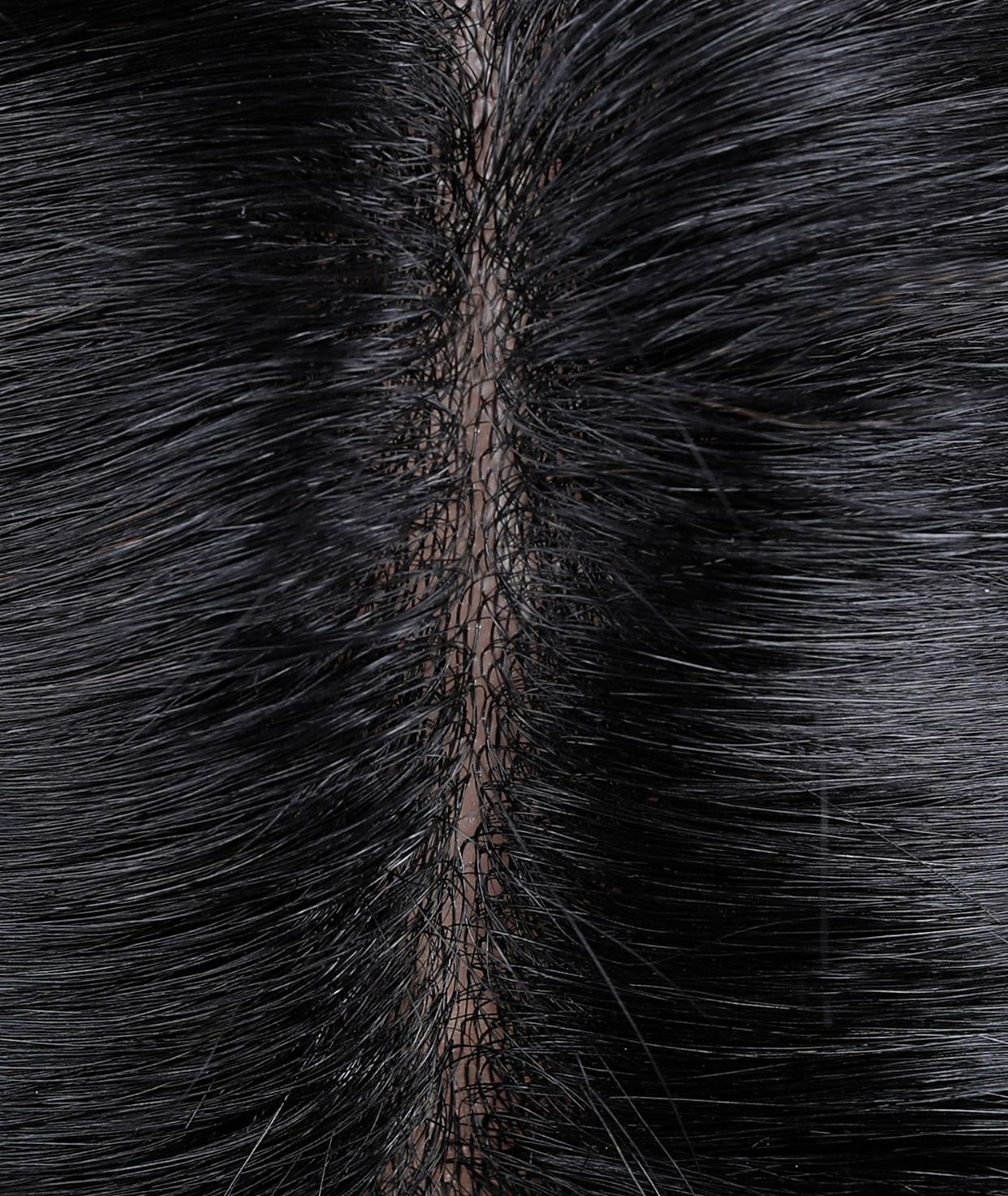 #1 Jet Black Skin Base Hair System