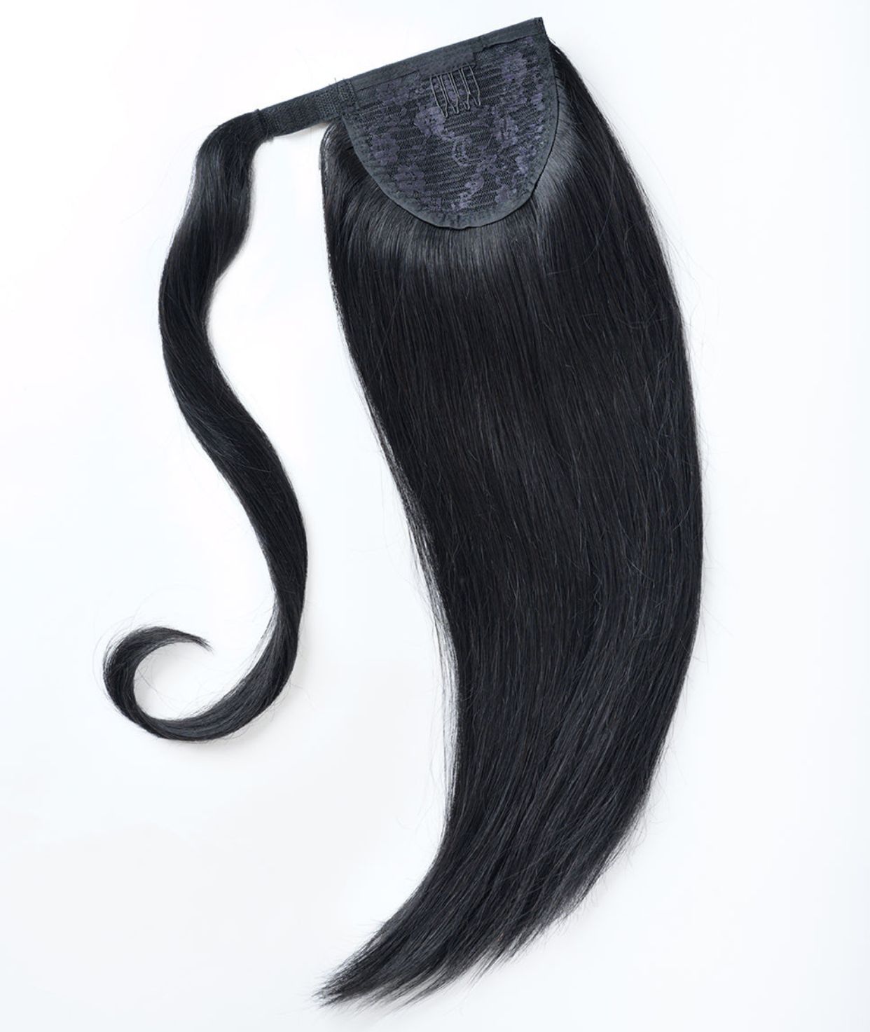 #1 Jet Black Ponytail Extensions