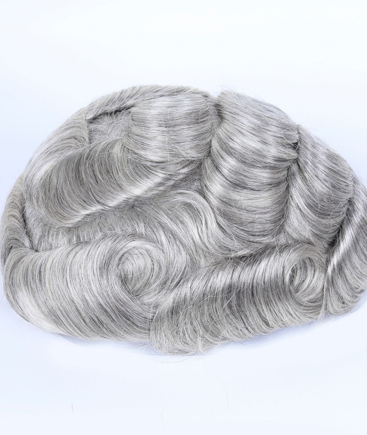 #1B Natural Black Skin Base Hair System