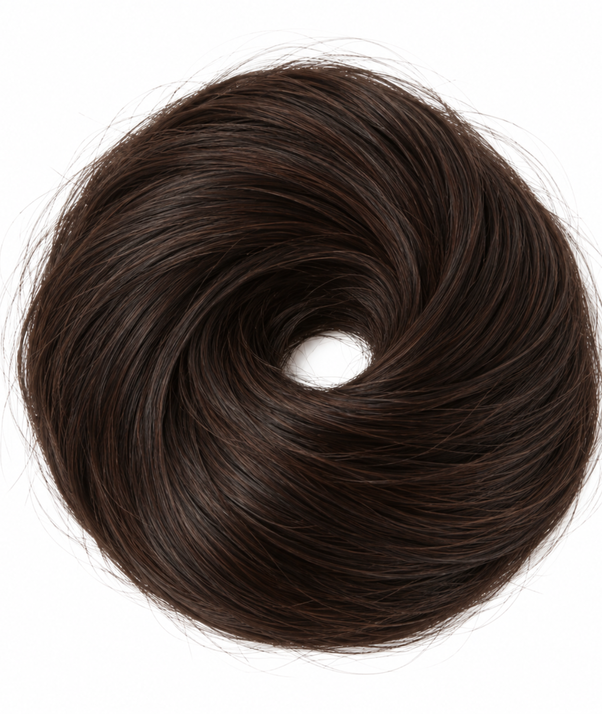 #1BL Darkest Brown Messy Bun Hair Extensions (28g)
