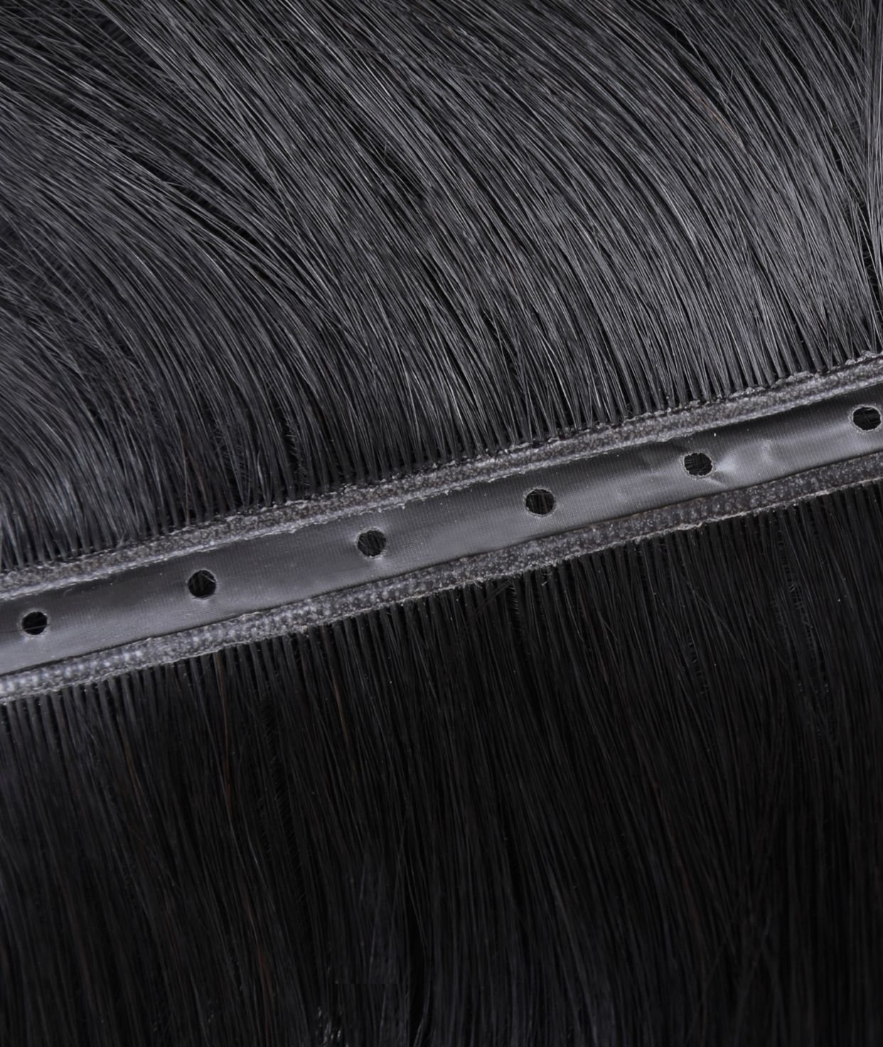 #1 Jet Black Superior Butterfly Weft™ Hair Extensions