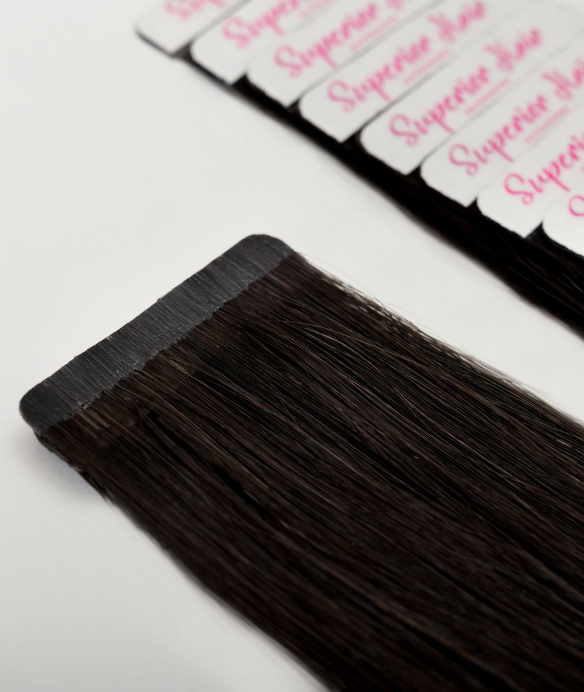 #1 Jet Black Ultra Seamless Tape In Extensions — Value Grade