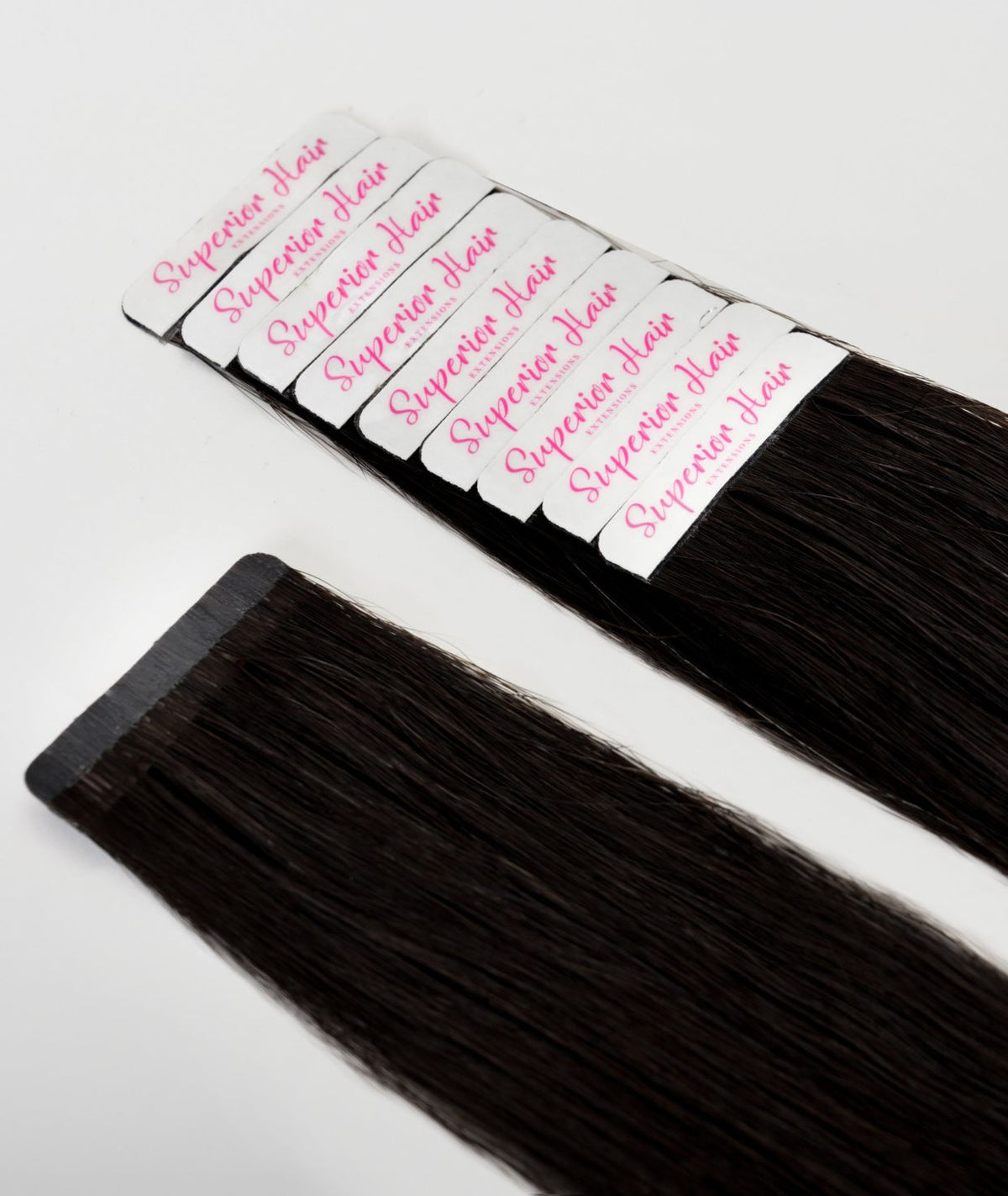 #1 Jet Black Ultra Seamless Tape In Extensions — Value Grade