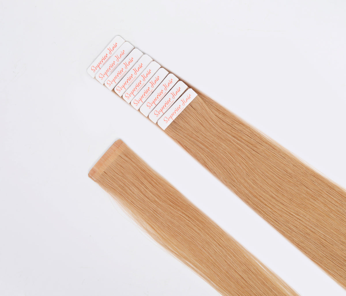 #Sunkissed Brown Ultra Seamless Tape In Extensions (NEW)