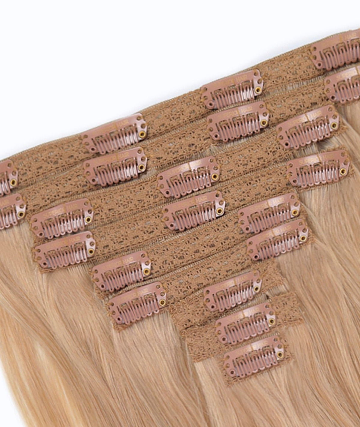 #Sandy Blonde Balayage Classic Clip In Hair Extensions 9pcs — Value Grade