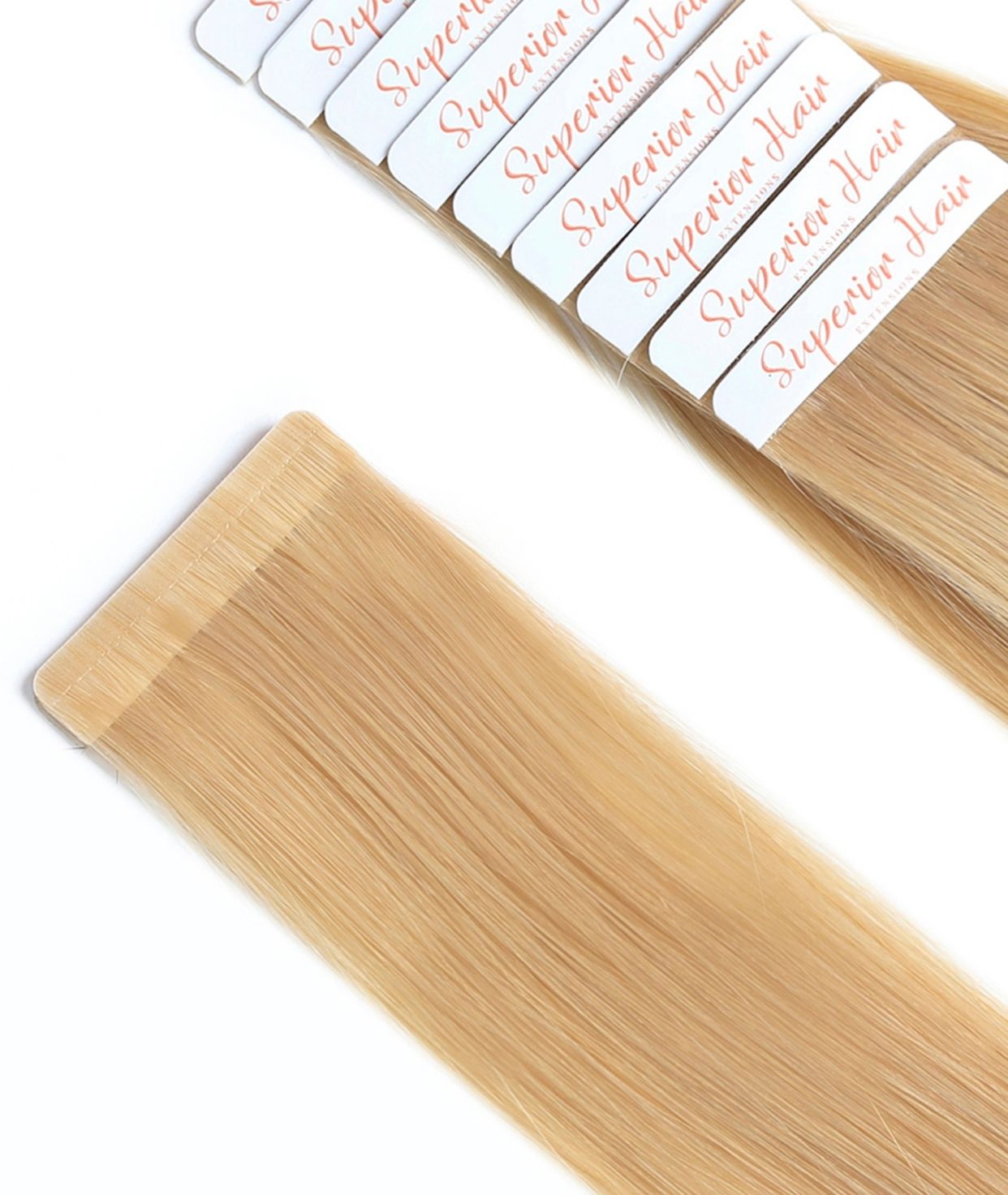#23 Golden Blonde Ultra Seamless Tape In Extensions — Value Grade