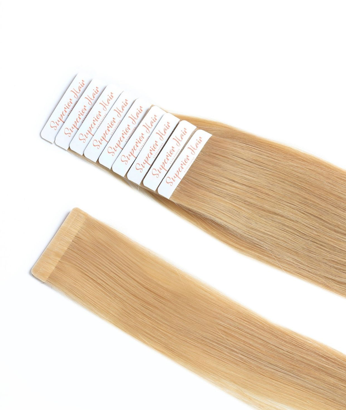 #23 Golden Blonde Ultra Seamless Tape In Extensions — Value Grade