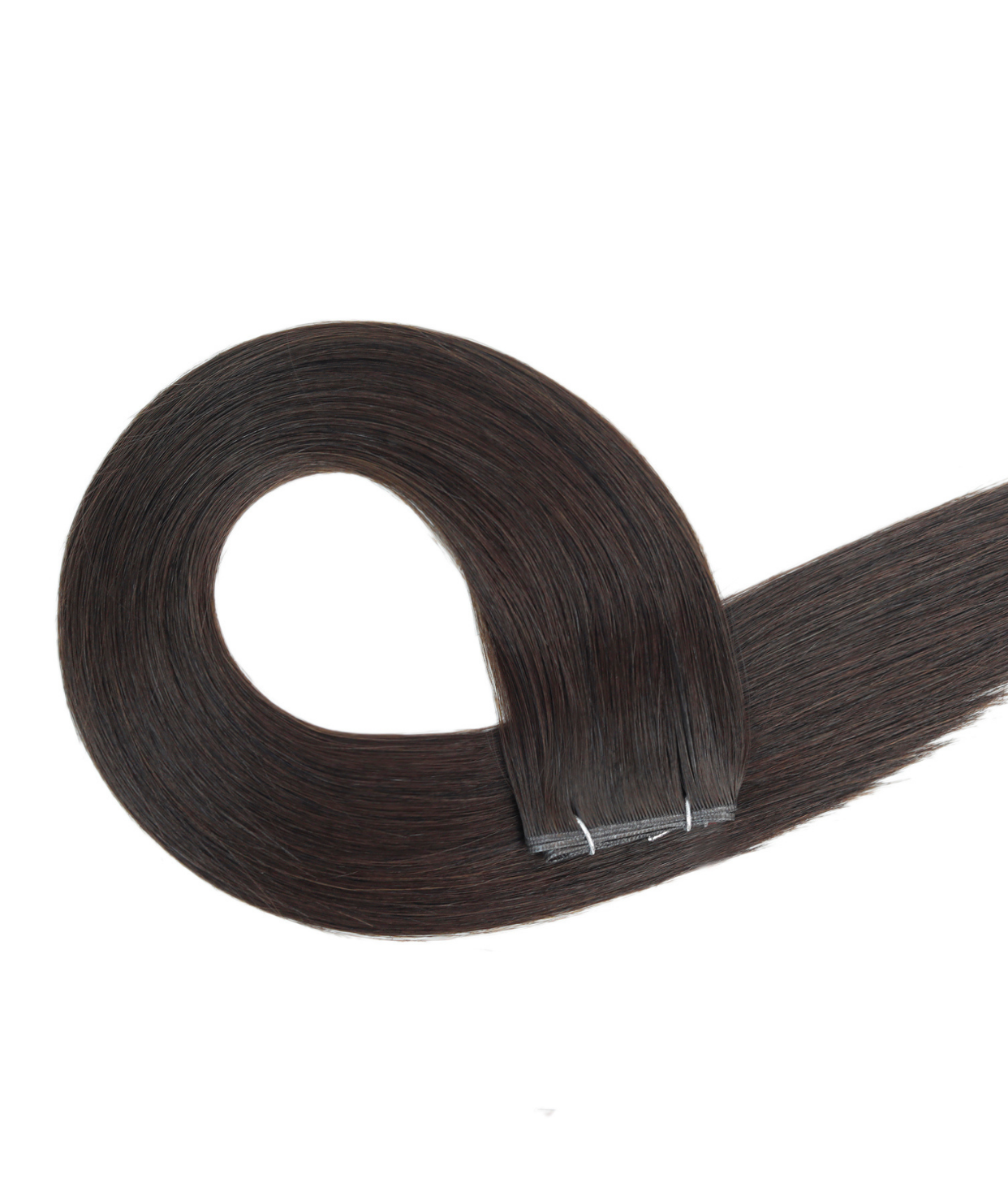 #2 Dark Brown Genius Weft Hair Extensions