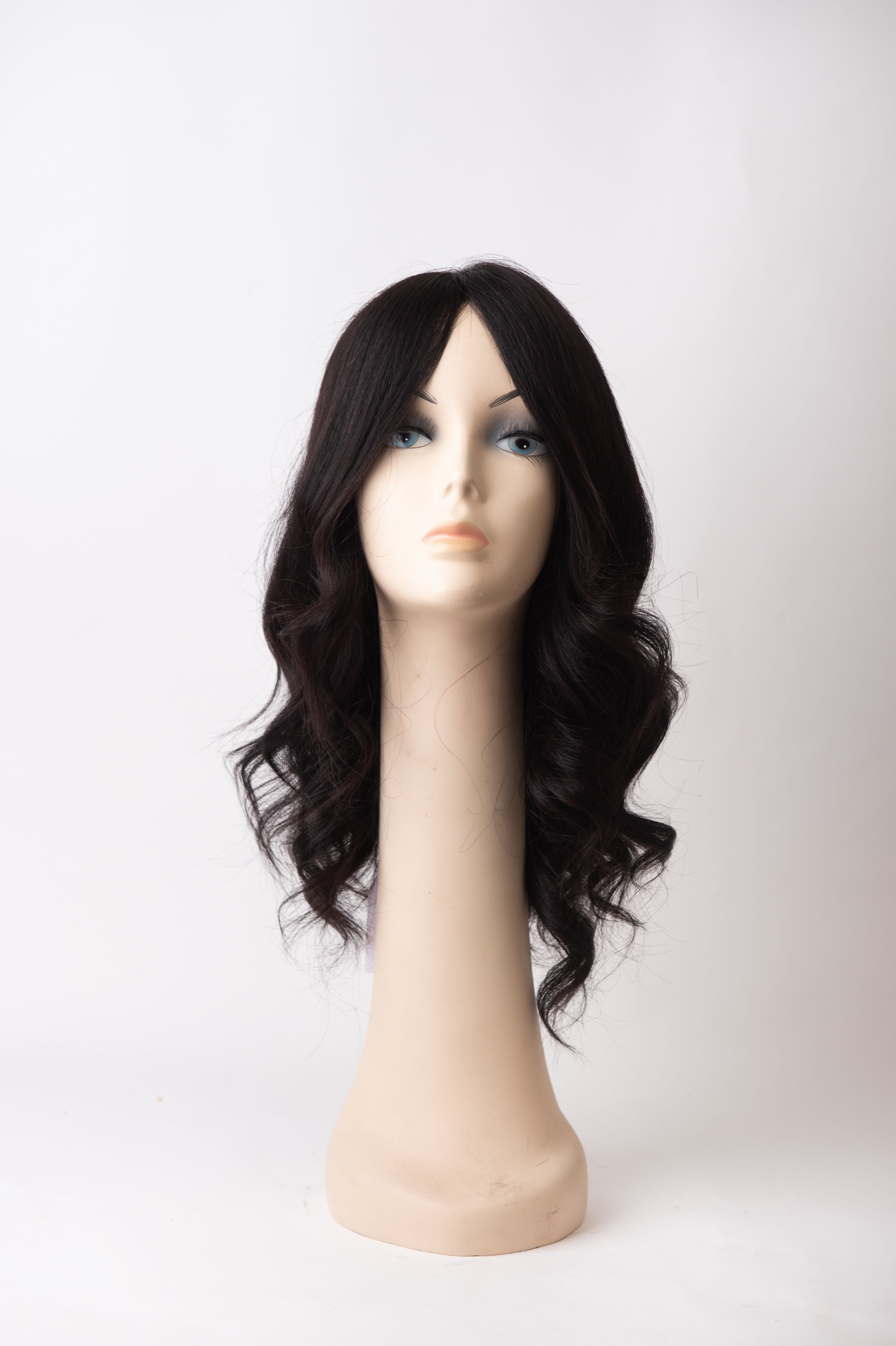 #1 Jet Black Mono Top Human Hair Wig
