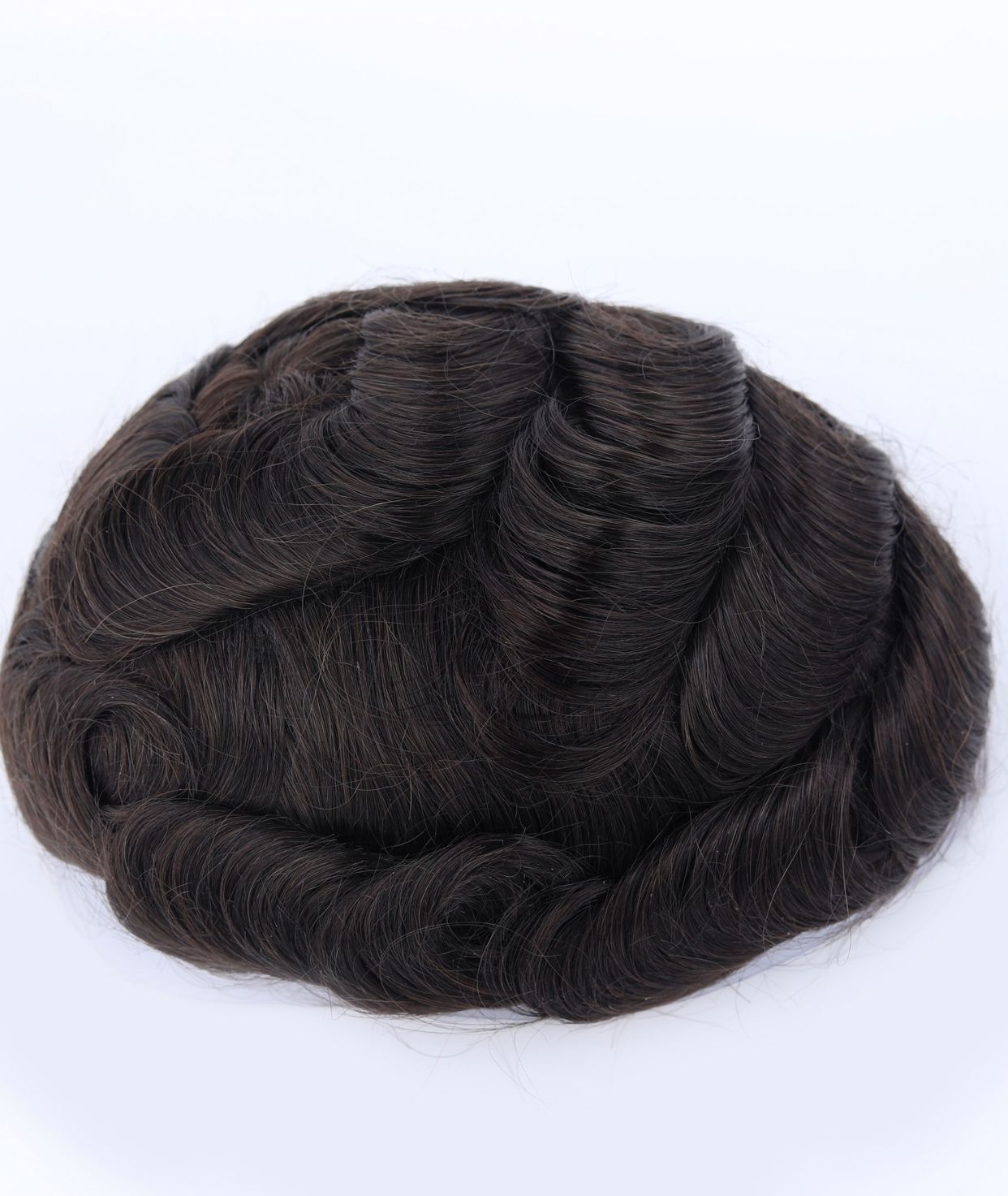 #2 Dark Brown Skin Base Hair System