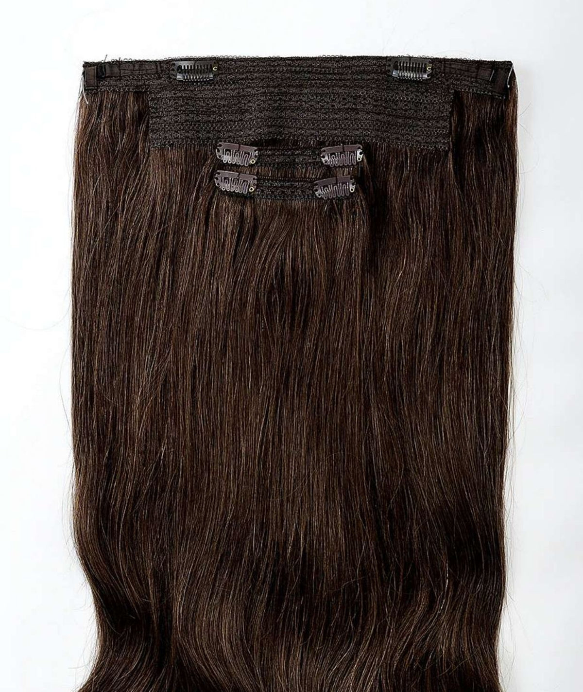 #2 Dark Brown Classic Halo Hair Extensions — Value Grade