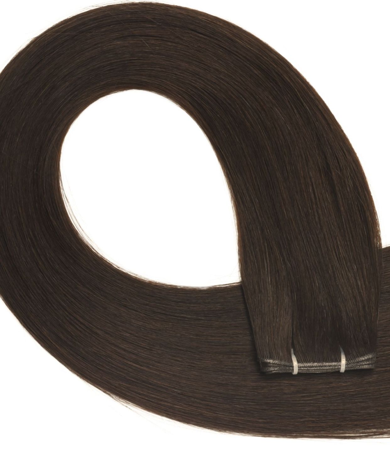 #2 Dark Brown Genius Hair Weft Extensions