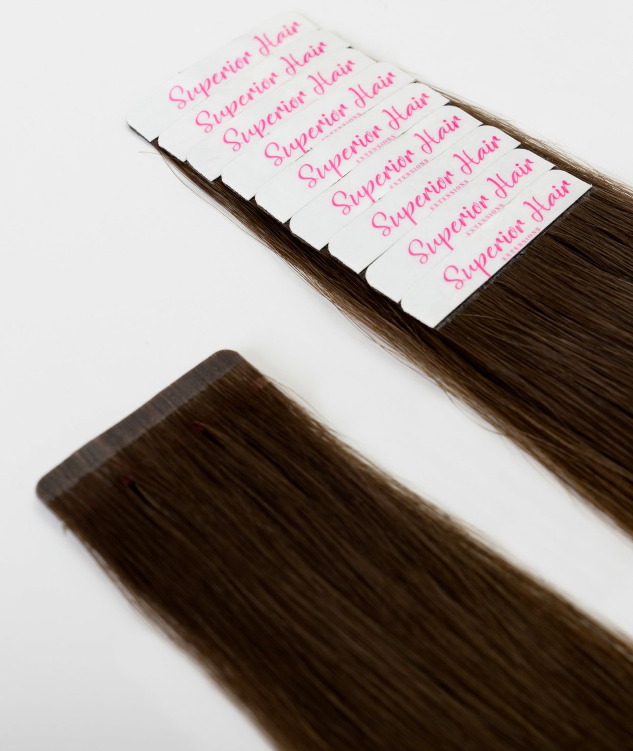 #2 Dark Brown Ultra Seamless Tape In Extensions