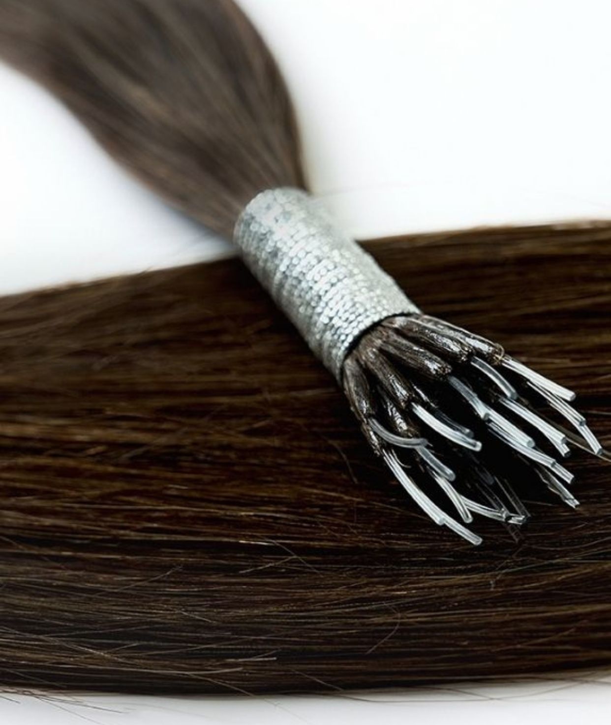 #2 Dark Brown Nano Tip Hair Extensions — Value Grade