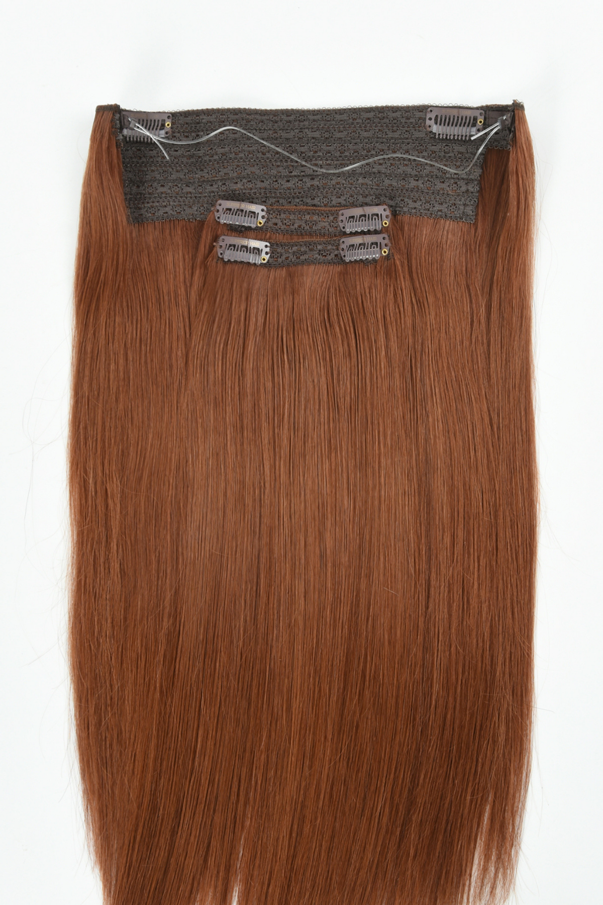 #33 Auburn Classic Halo Hair Extensions