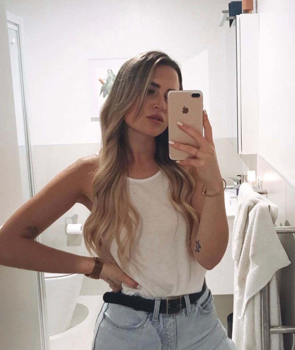 #Cappuccino Ombre Ponytail Extensions