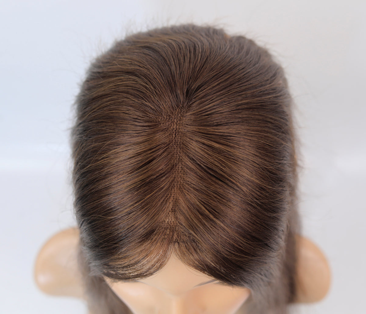 #4 Chocolate Brown Women's Lite Hair Topper (NEW)