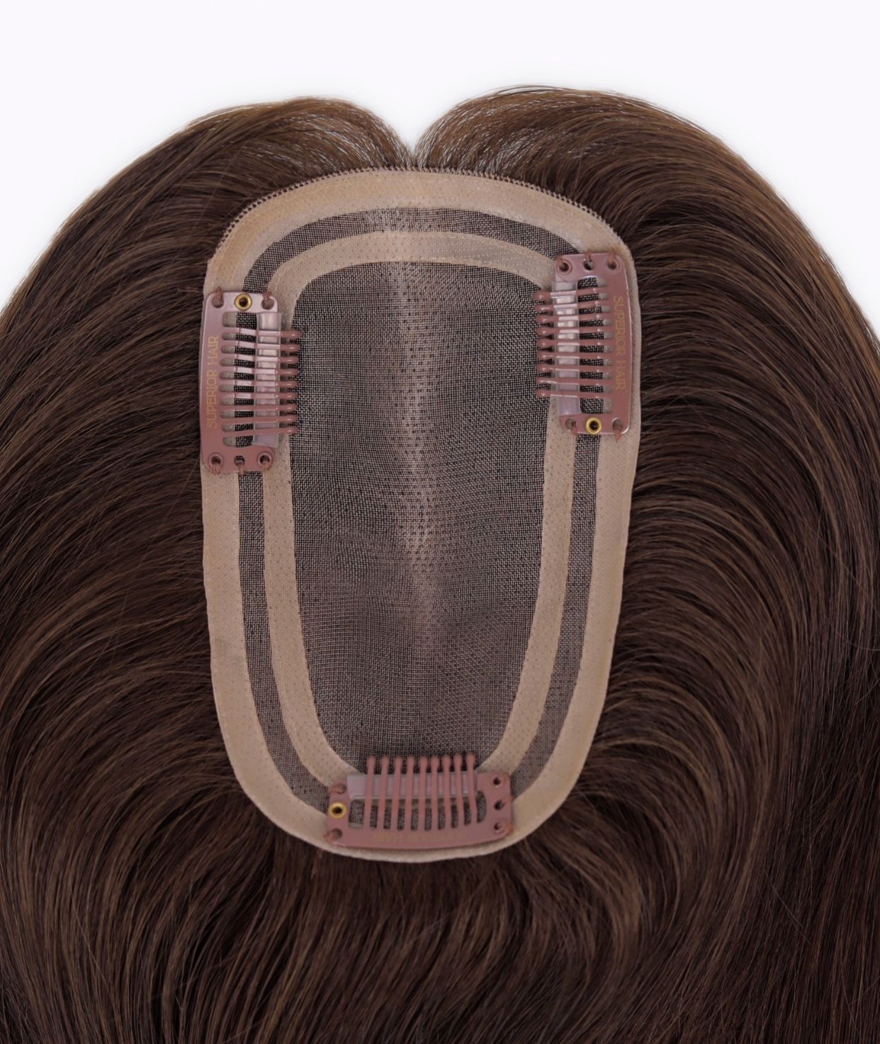 #4 Chocolate Brown Women's Lite Hair Topper (NEW)