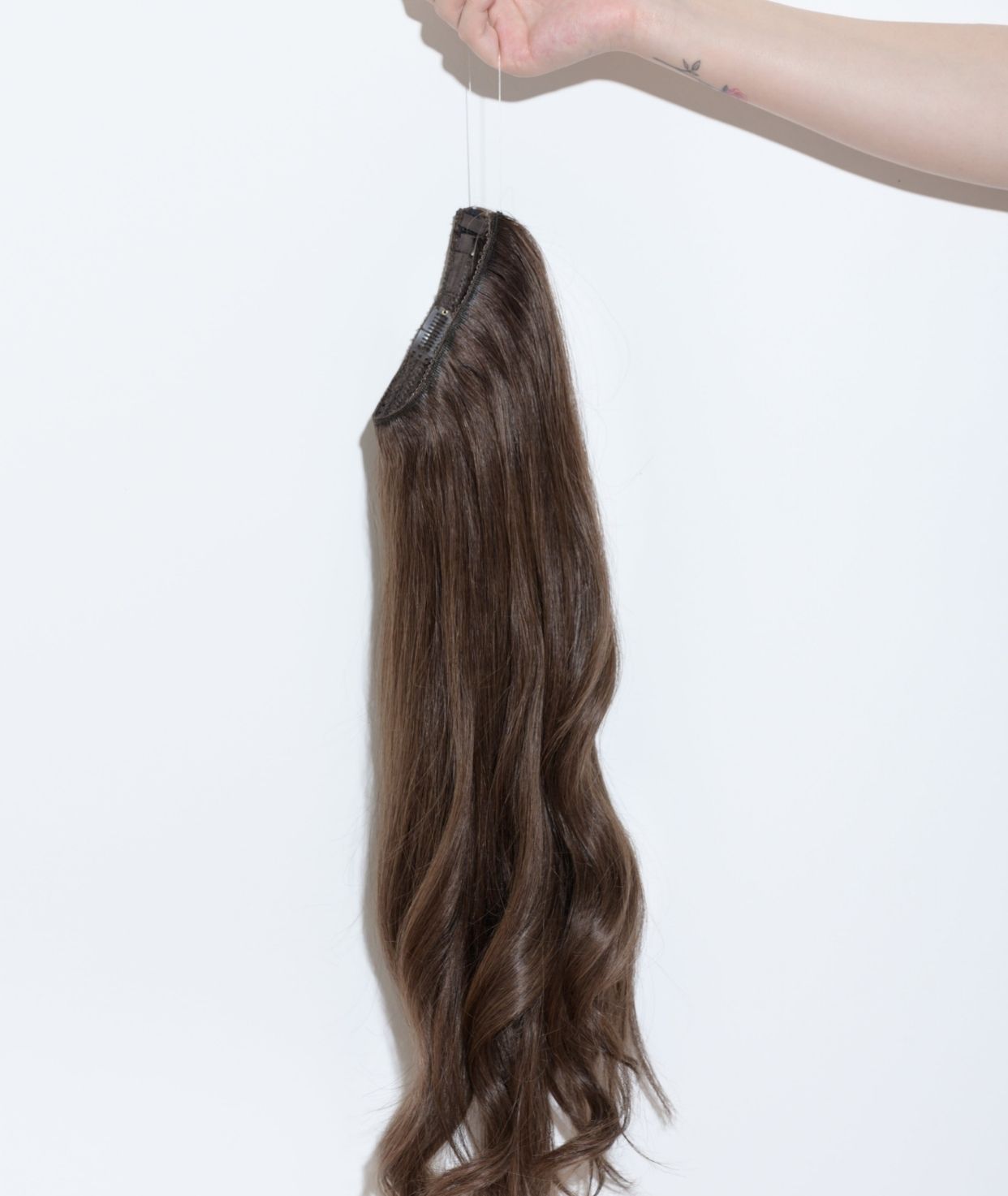 #4 Chocolate Brown Classic Halo Hair Extensions — Value Grade
