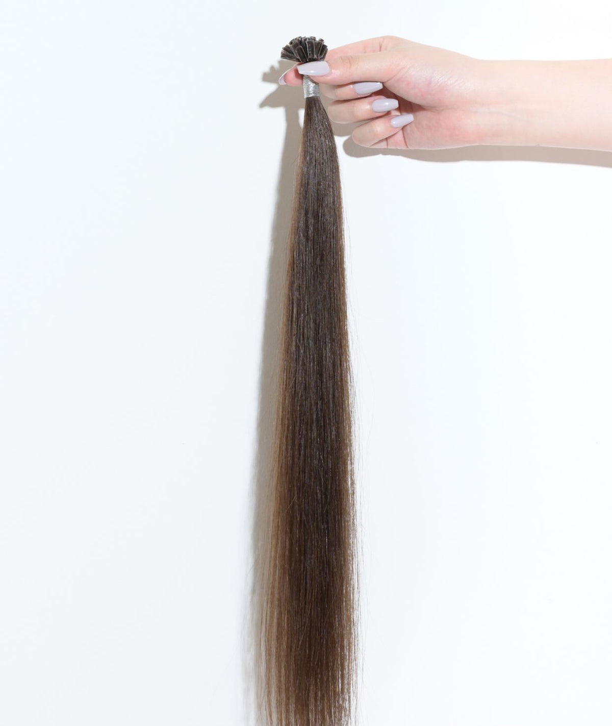 #4 Chocolate Brown Pre Bonded U Tip Extensions — Value Grade