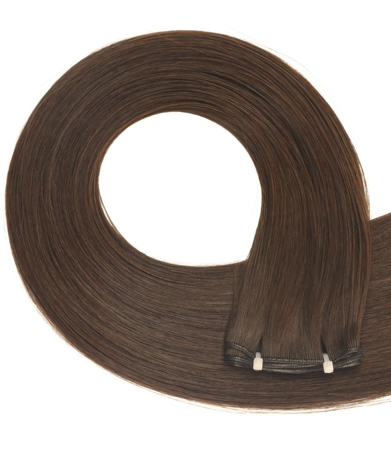 #4 Chocolate Brown Genius Hair Weft Extensions