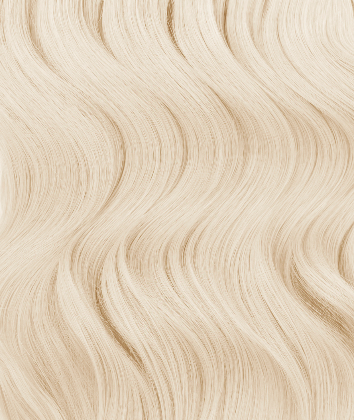 #60 Whitest Ash Blonde Superior Butterfly Weft™ Hair Extensions