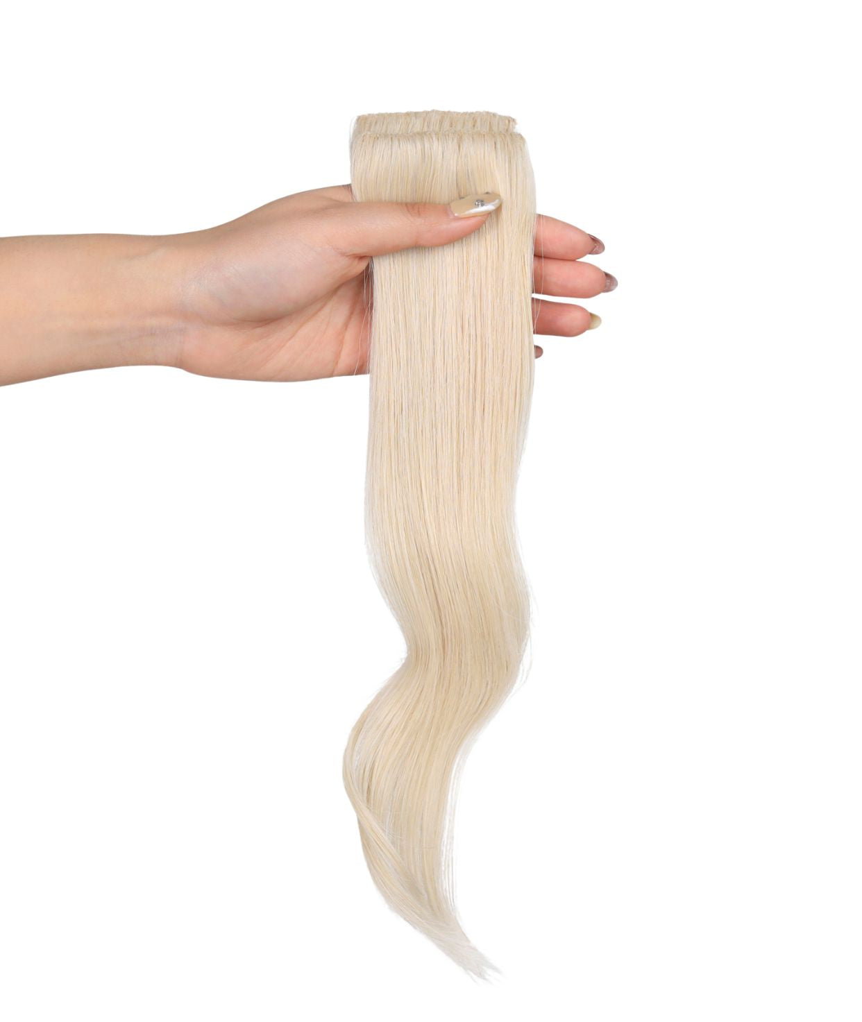 #60 Whitest Ash Blonde Scalp Hair Fill Ins