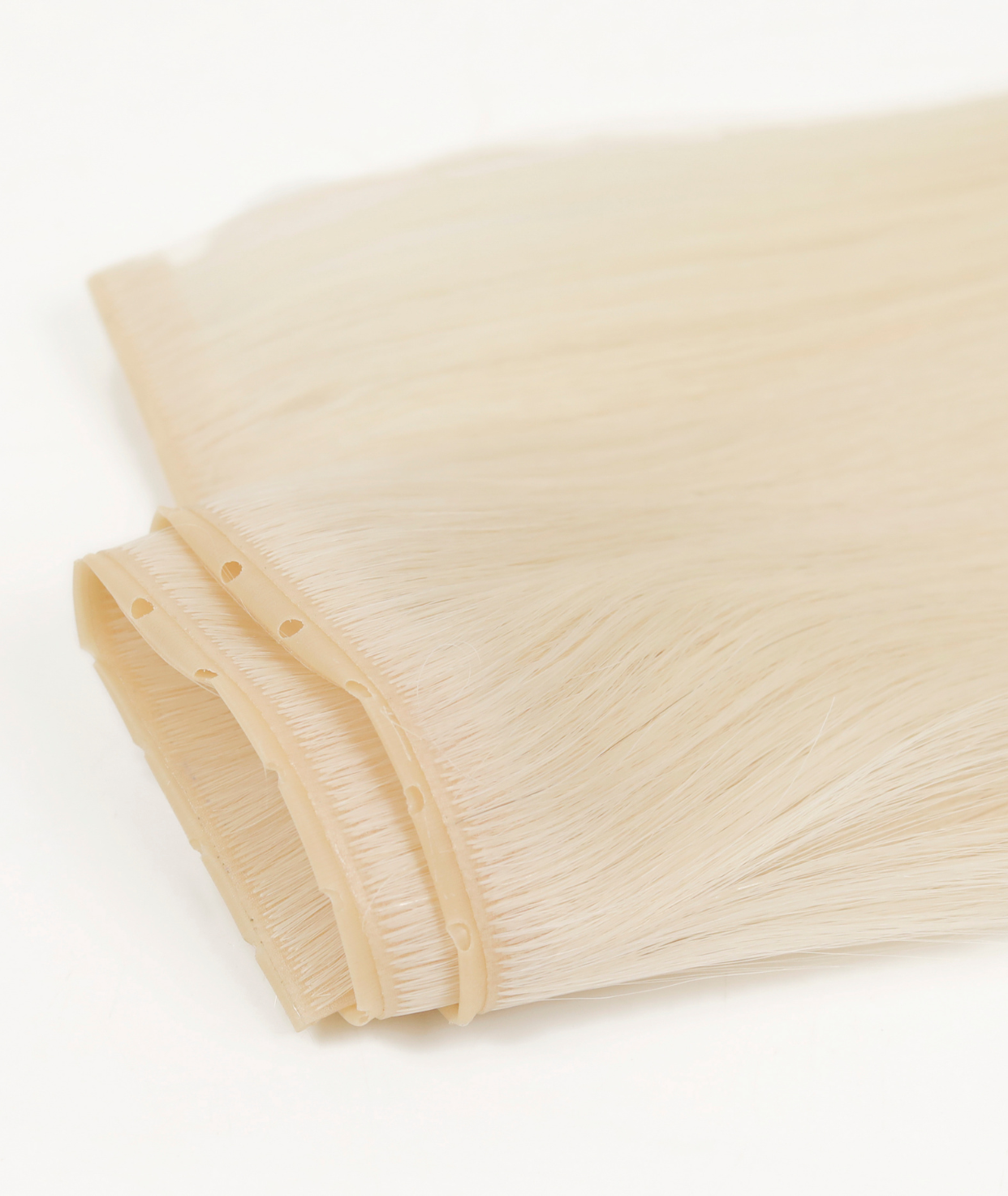 #60 Whitest Ash Blonde Invisi Butterfly Weft™ Hair Extensions