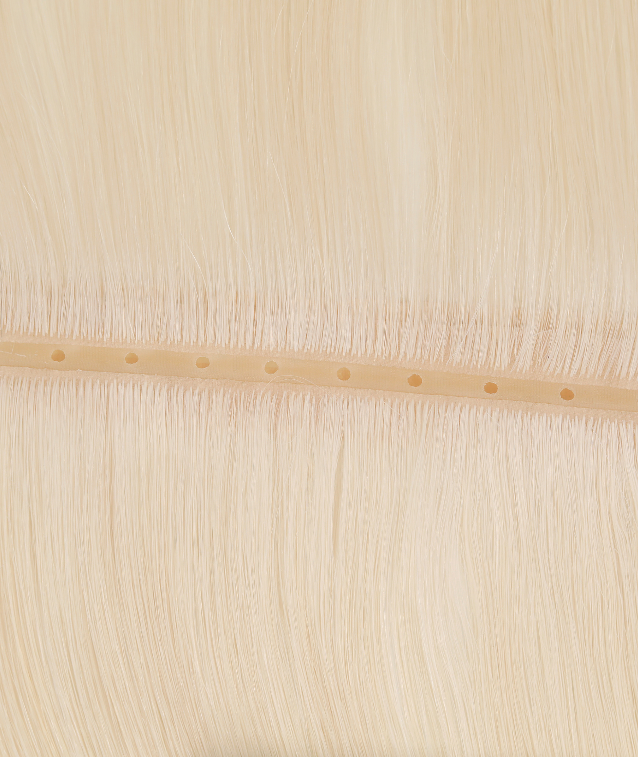 #60 Whitest Ash Blonde Invisi Butterfly Weft™ Hair Extensions