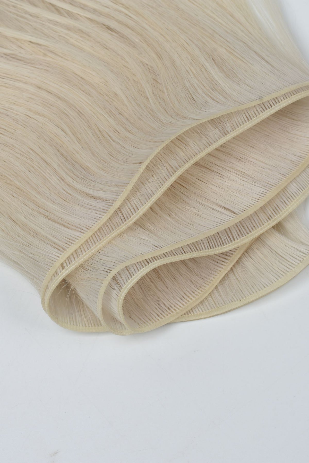 #60 Whitest Ash Blonde Genius Hair Weft Extensions