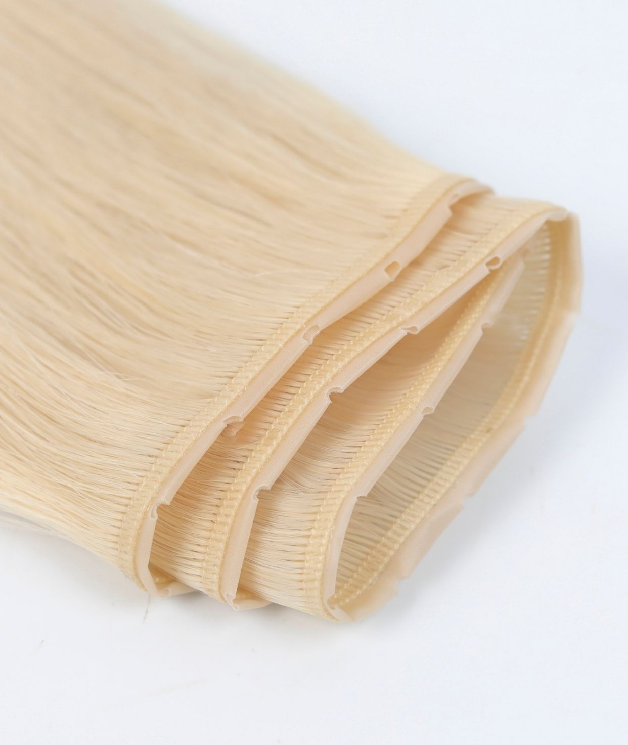 #60 Whitest Ash Blonde Superior Butterfly Weft™ Extensions