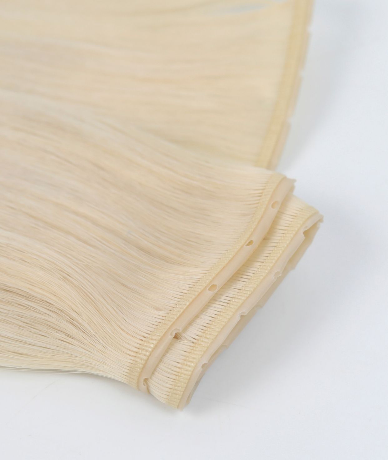#60 Whitest Ash Blonde Superior Butterfly Weft™ Extensions