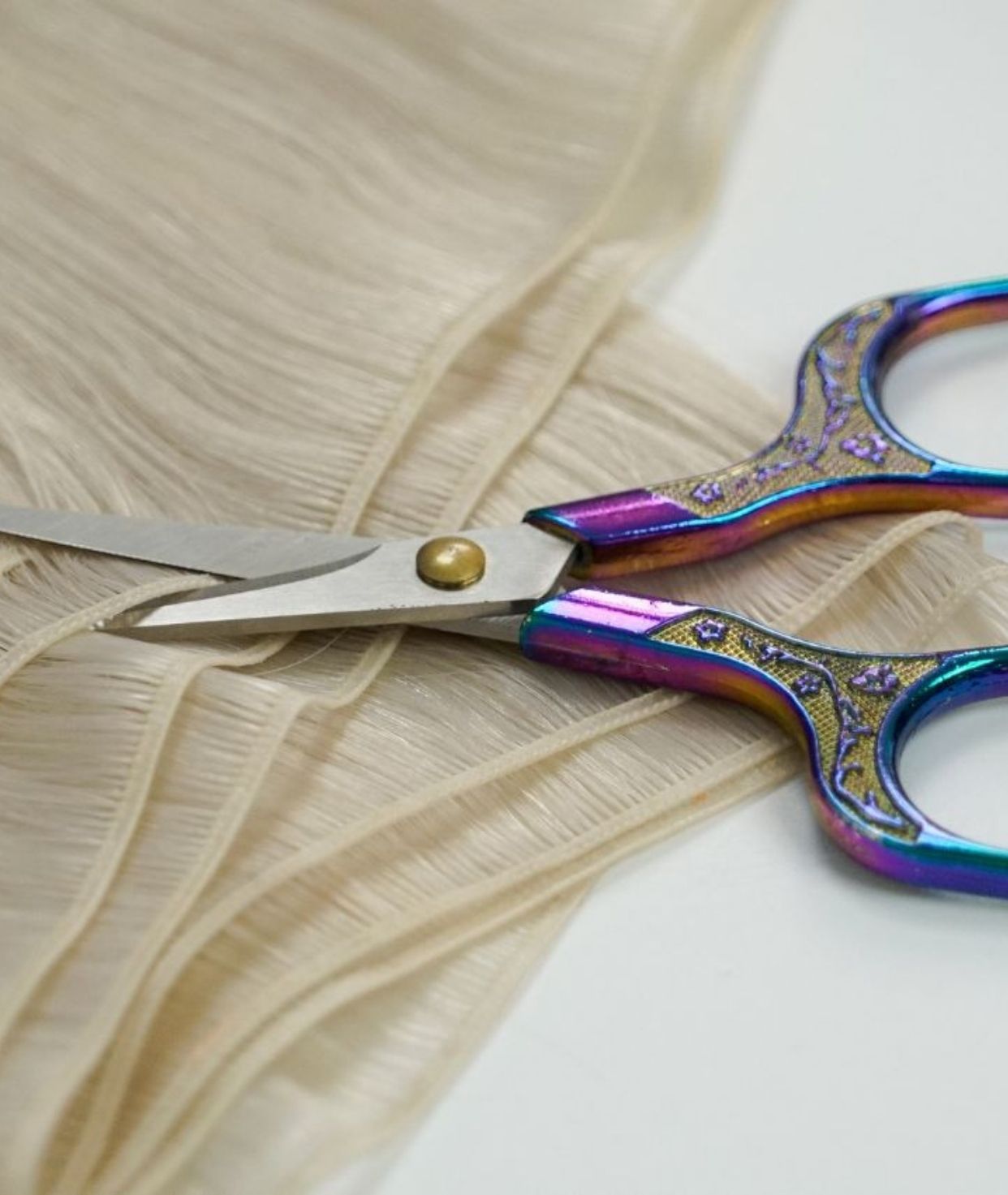 #60 Whitest Ash Blonde Genius Hair Weft Extensions