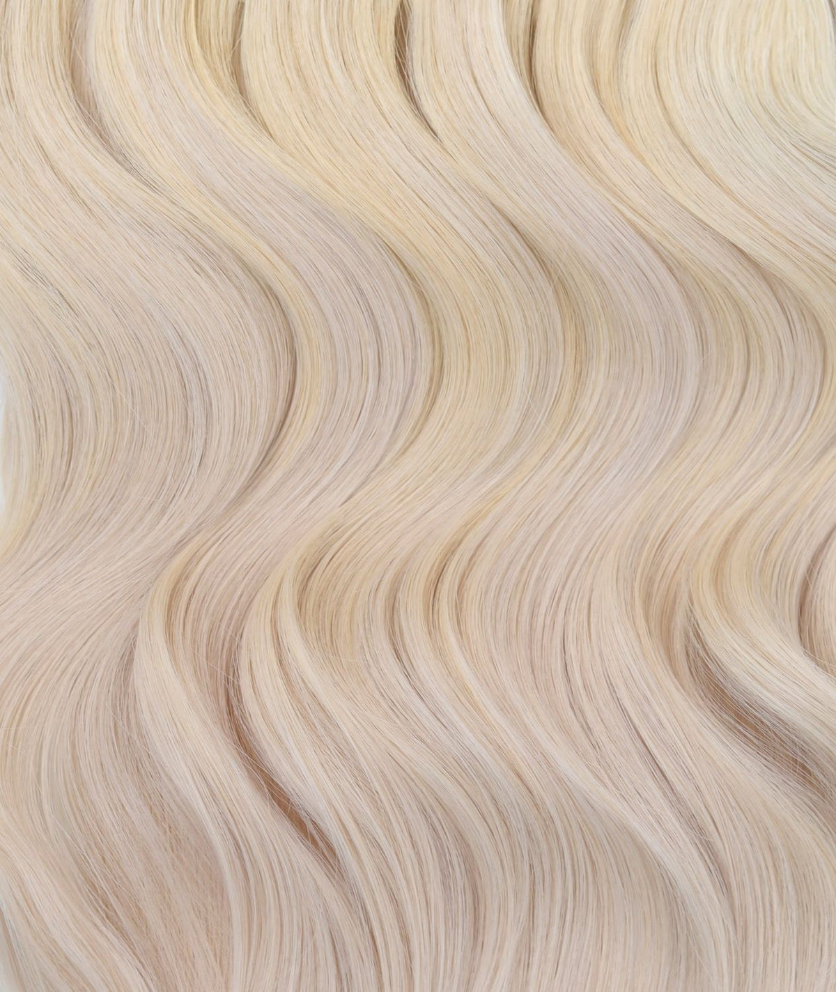 #60 Whitest Ash Blonde Superior Butterfly Weft™ Extensions
