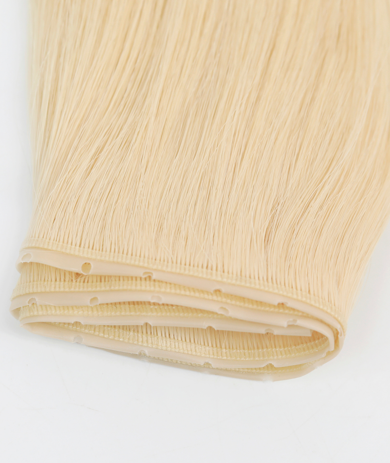 #613 Platinum Blonde Superior Butterfly Weft™ Hair Extensions