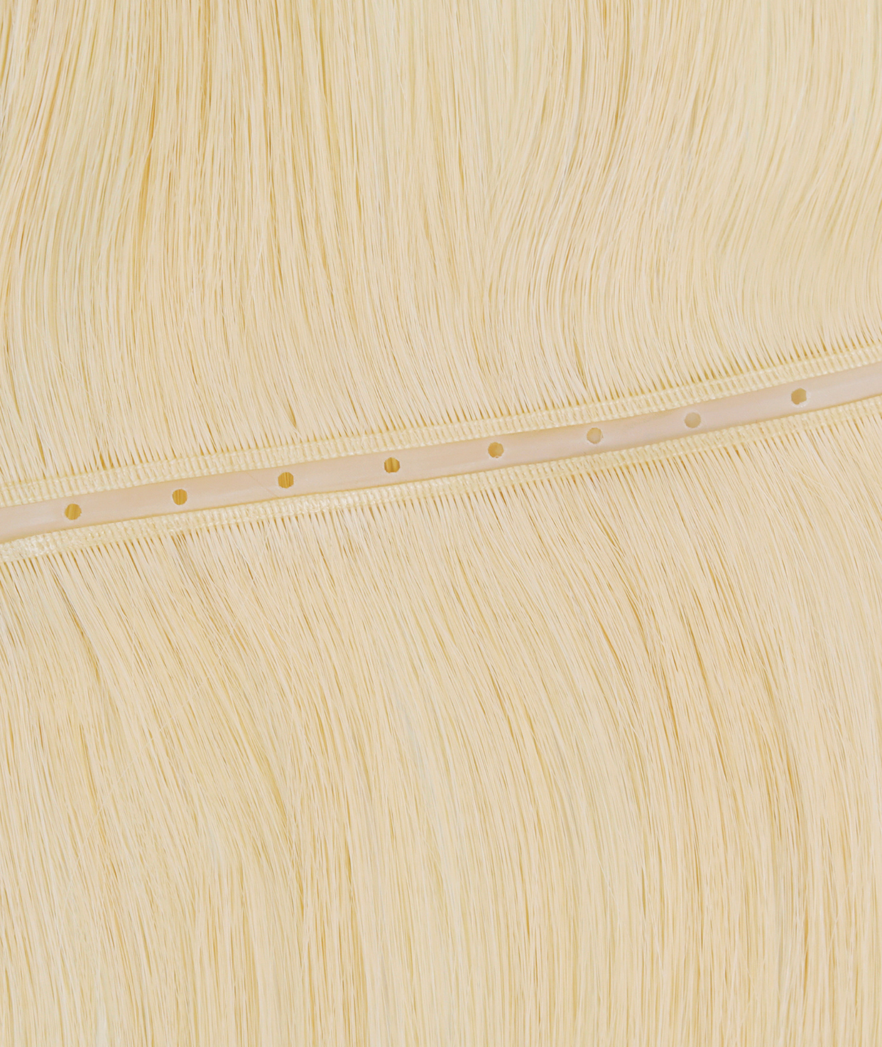 #613 Platinum Blonde Superior Butterfly Weft™ Hair Extensions