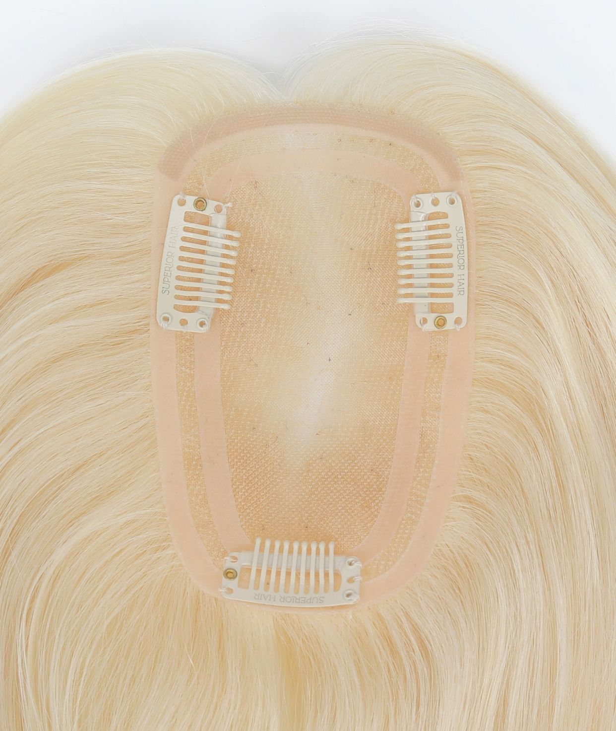 #613 Platinum Blonde Highlights Women's Lite Hair Topper (NEW)