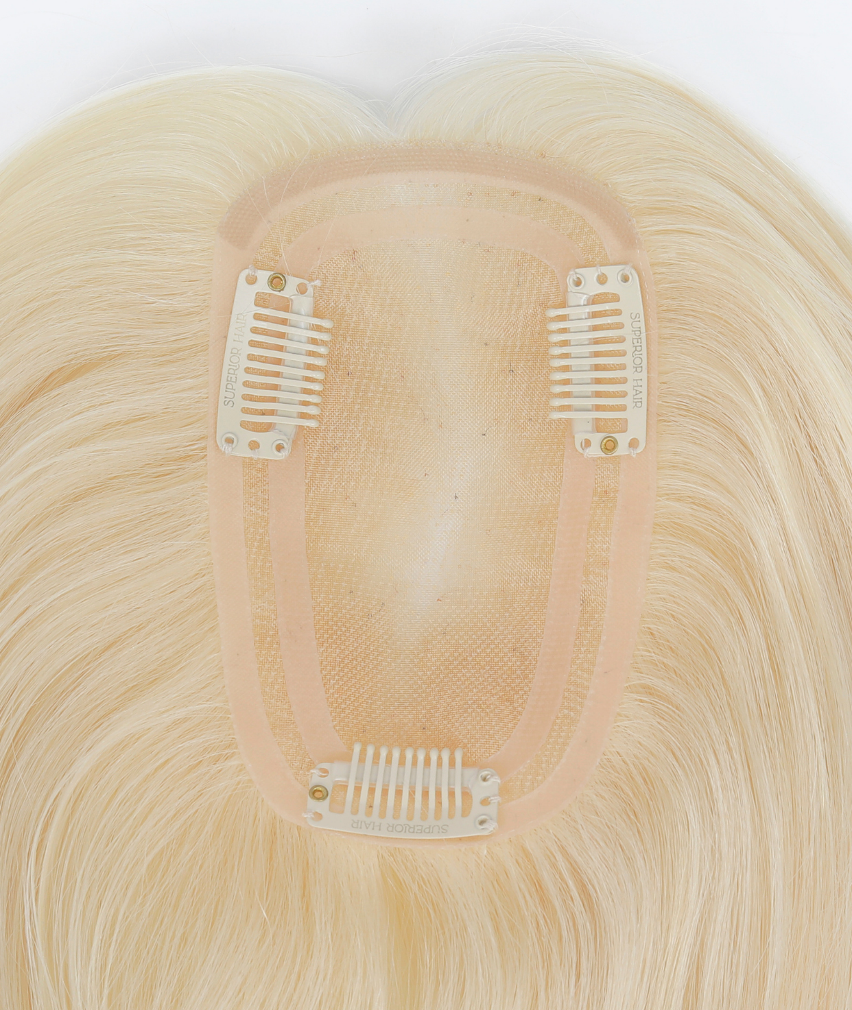 #613 Platinum Blonde Highlights Women's Lite Hair Topper (NEW)