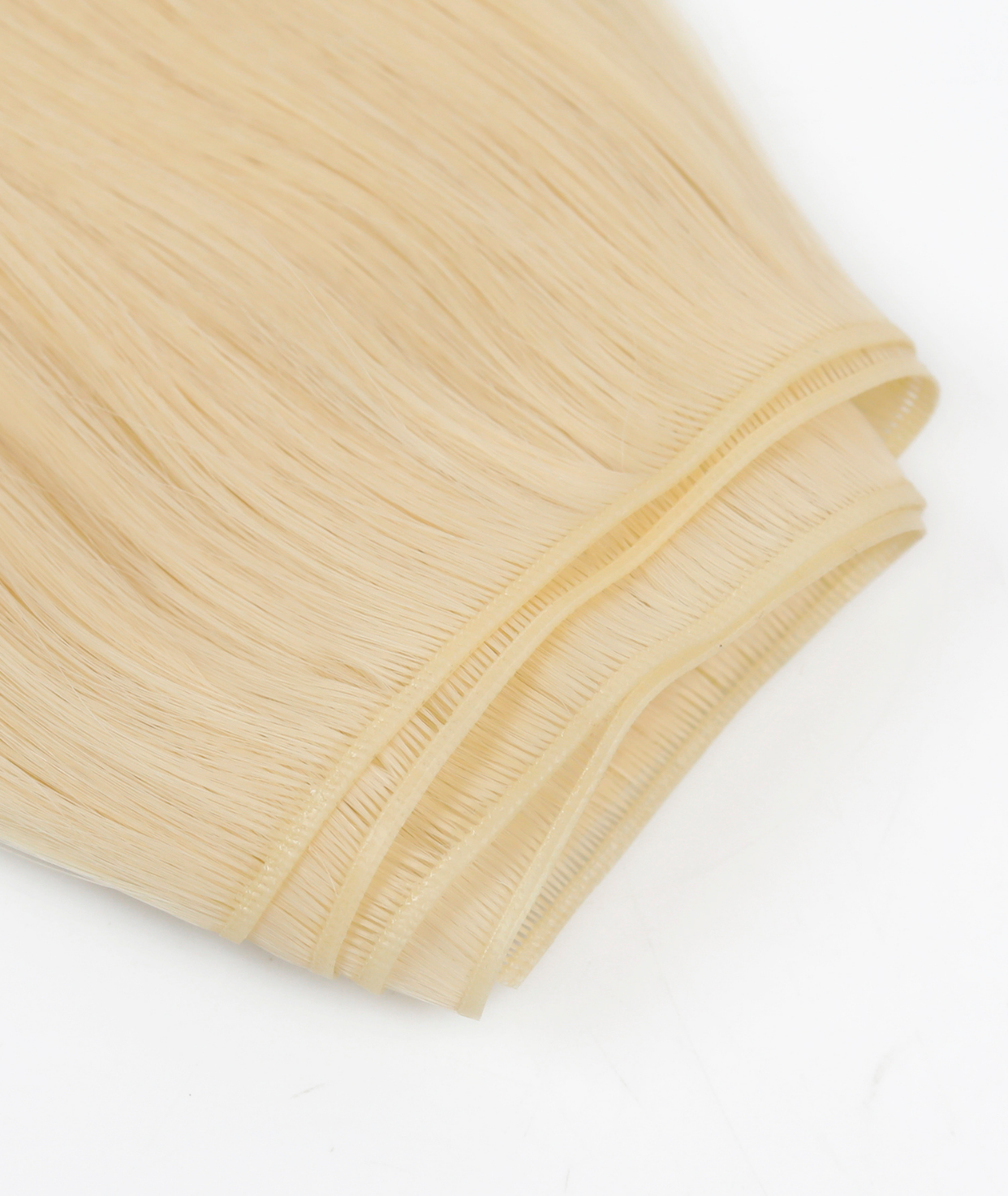 #613 Platinum Blonde Genius Weft Hair Extensions