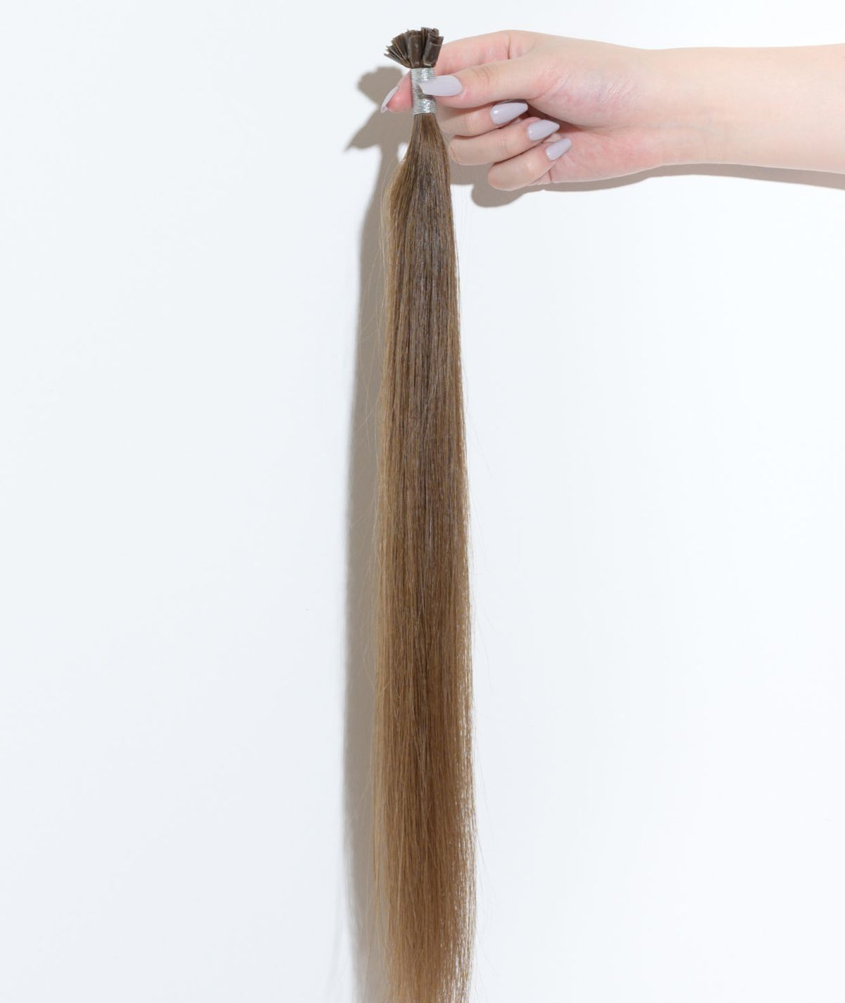 #6 Chestnut Brown Pre Bonded U Tip Extensions — Value Grade
