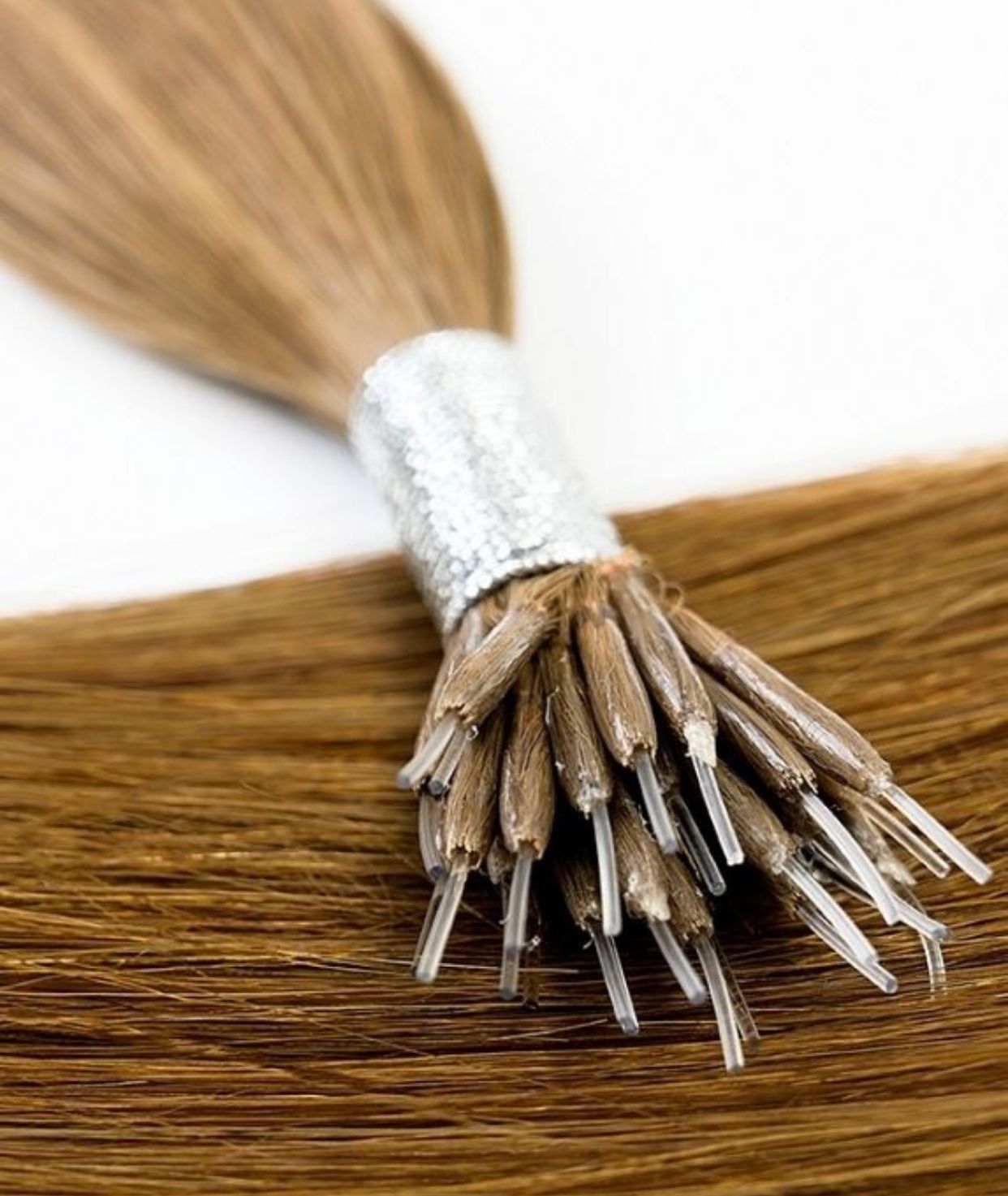 #6 Chestnut Brown Nano Tip Hair Extensions