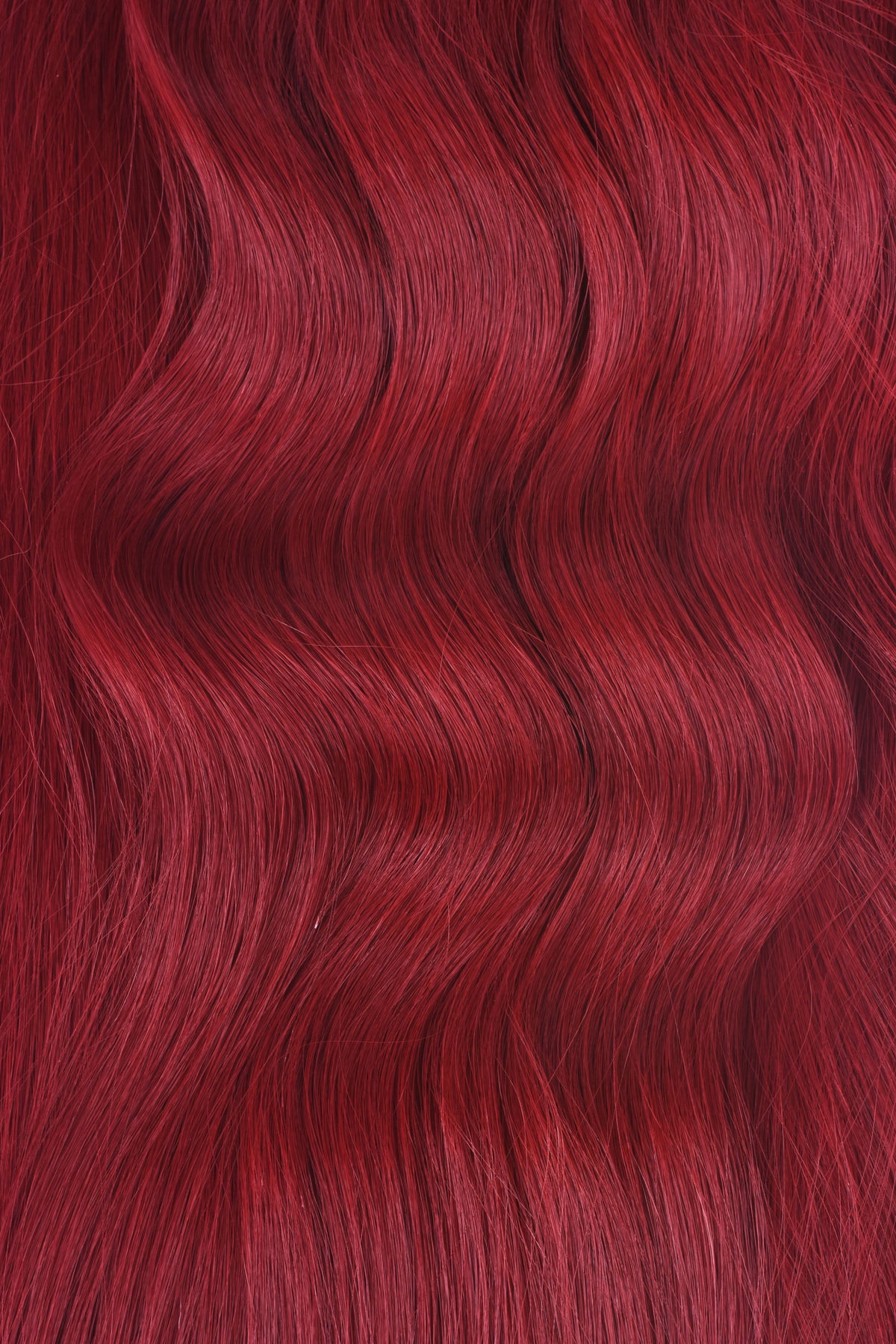 #6R Red Ultra Seamless Tape In Extensions