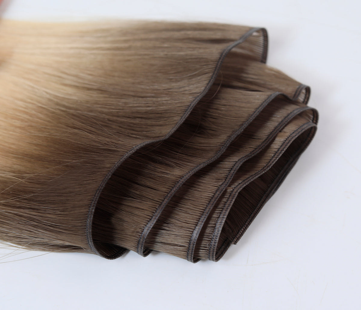 #Rooted Beach Ash Blonde Genius Weft Extensions (NEW)