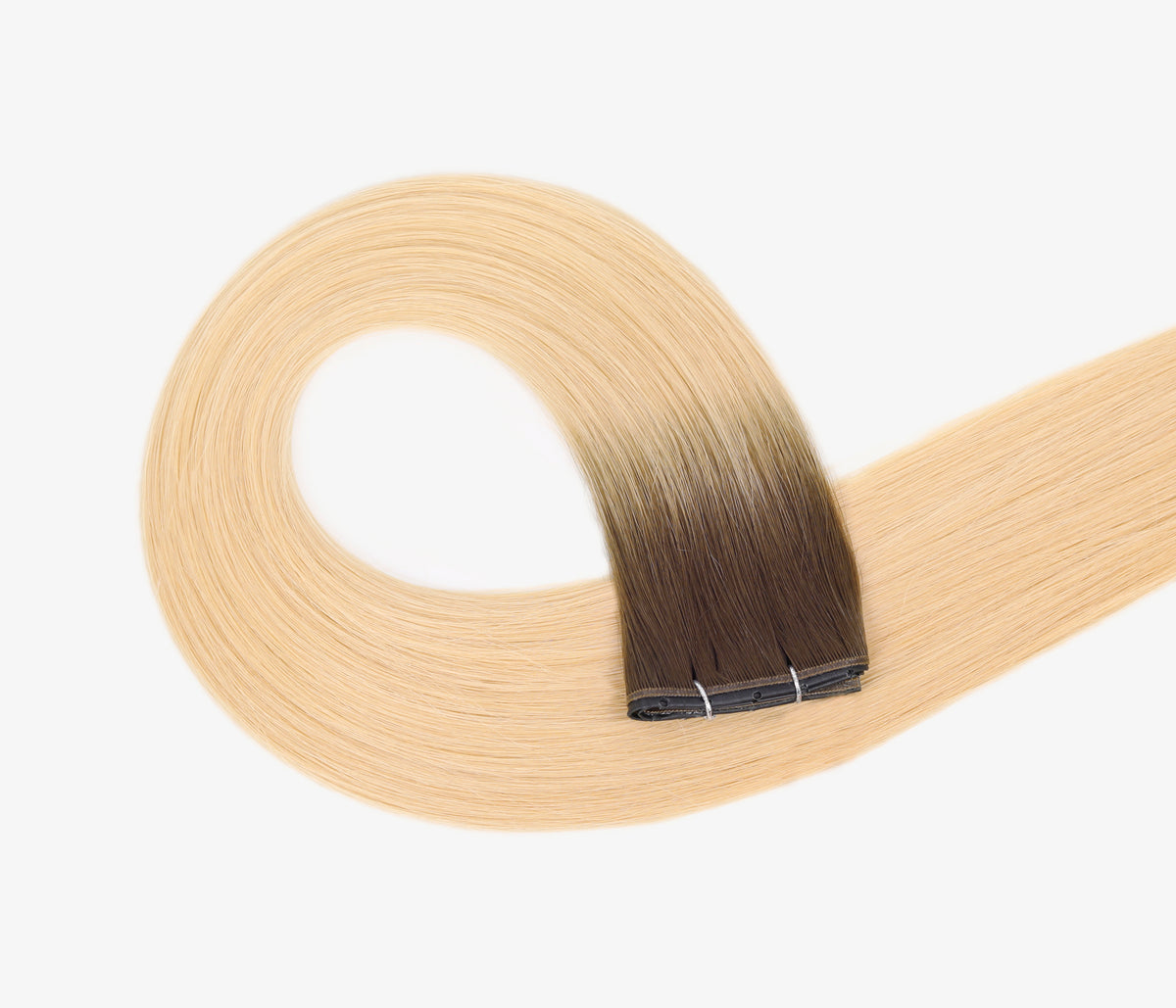 #Rooted Beach Ash Blonde Superior Butterfly Weft™ Extensions (NEW)