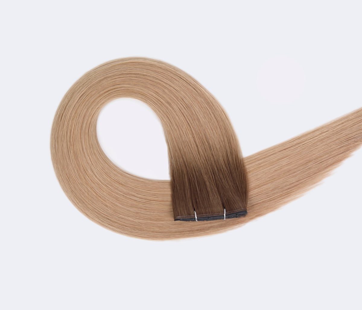 #Rooted Champagne Chestnut Superior Butterfly Weft™ Extensions (NEW)